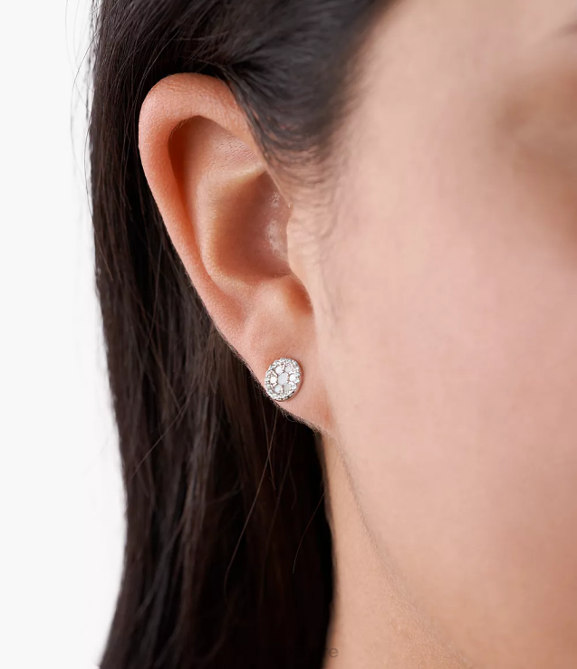 Jewelry 2N02H1090 Mother-of-Pearl Women Fossil Elliott Sterling Stud Earrings