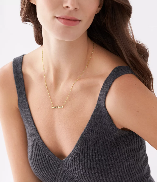 Jewelry 2N02H961 Gold-Tone Women Fossil La La Land Stainless Steel Pendant Necklace