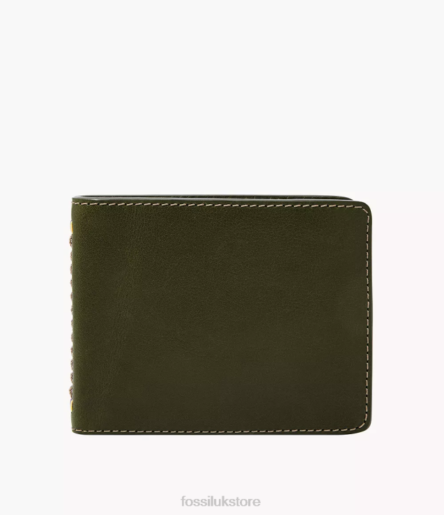 Wallet 2N02H1691 Olive Men Fossil Tremont Bifold