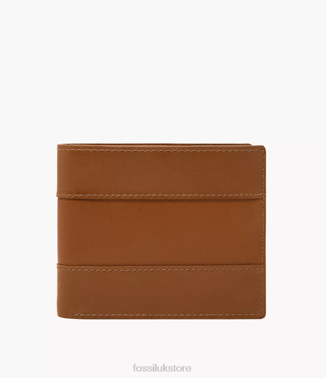 Wallet 2N02H1700 Saddle Men Fossil Everett Bifold with Flip ID