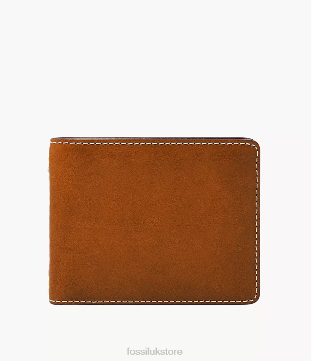 Wallet 2N02H1701 Brown Men Fossil Tremont Bifold