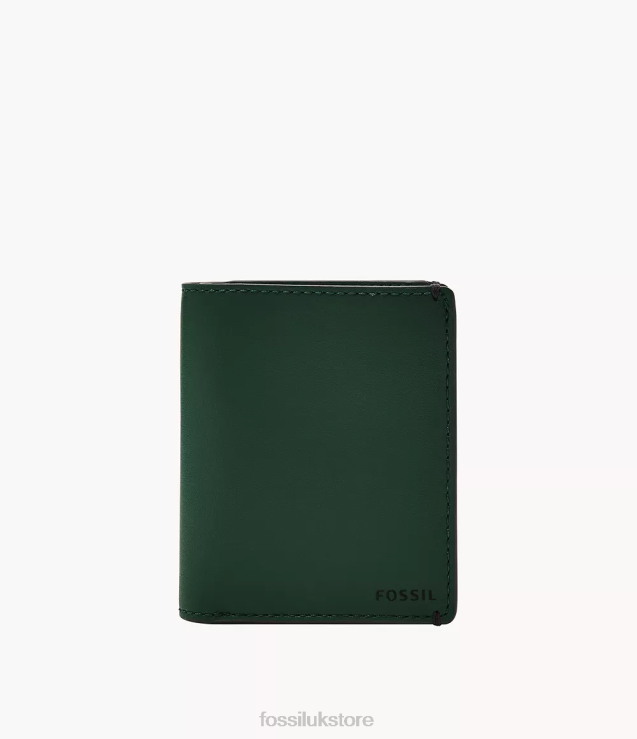 Wallet 2N02H1836 Green Men Fossil Joshua Coin Pocket Bifold