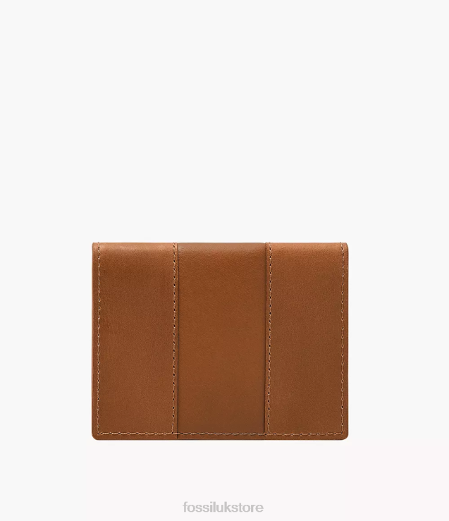 Wallet 2N02H1685 Saddle Men Fossil Everett Card Case Bifold