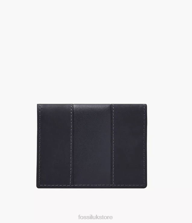 Wallet 2N02H1690 Navy Men Fossil Everett Card Case Bifold