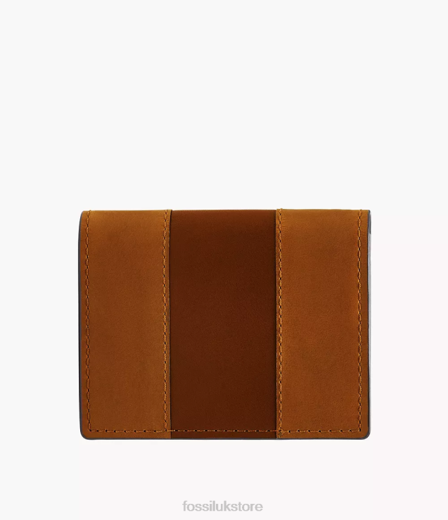 Wallet 2N02H1696 Brown Men Fossil Everett Card Case Bifold