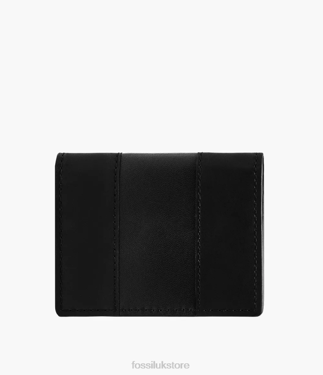 Wallet 2N02H1698 Black Men Fossil Everett Card Case Bifold
