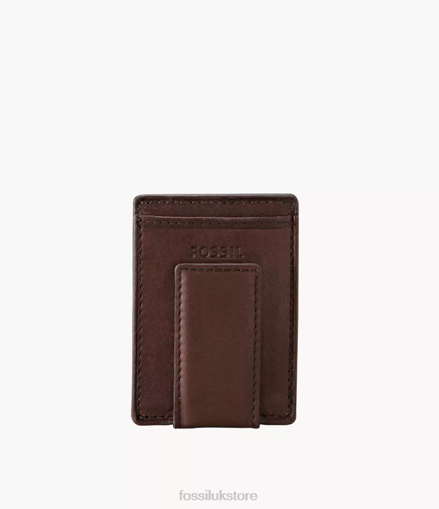 Wallet 2N02H1711 Brown Men Fossil Ingram Magnetic Multicard Wallet