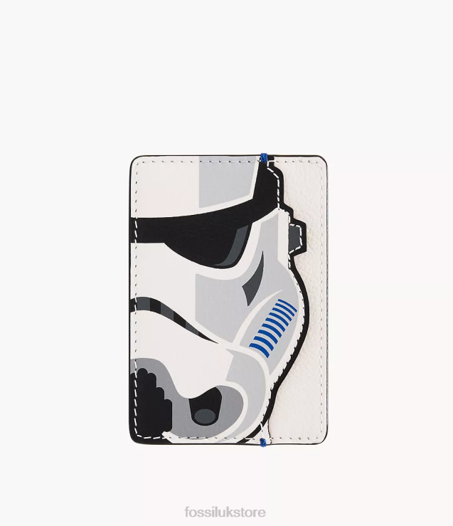Wallet 2N02H1713 White Men Fossil Star Wars Stormtrooper Card Case