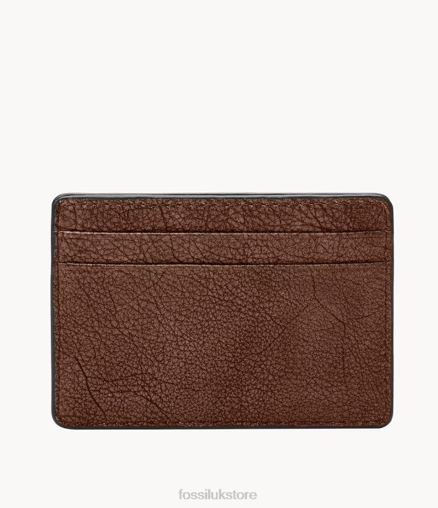 Wallet 2N02H1716 Brown Men Fossil Steven Card Case