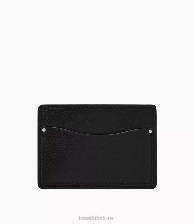 Wallet 2N02H1717 Black Men Fossil Anderson Card Case