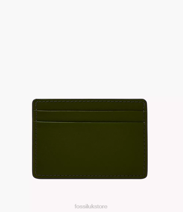 Wallet 2N02H1718 Olive Men Fossil Steven Card Case