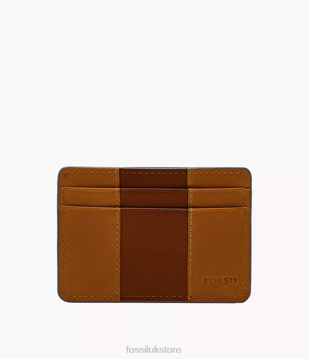 Wallet 2N02H1721 Brown Men Fossil Everett Card Case