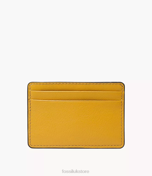 Wallet 2N02H1725 Yellow Men Fossil Steven Card Case