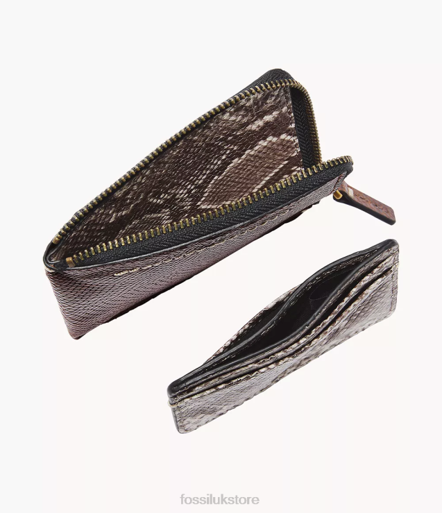 Wallet 2N02H1751 Mocha Men Fossil Westover L Zip Card Case