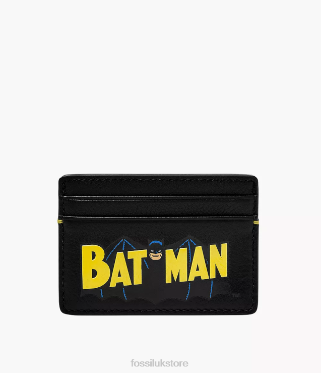 Wallet 2N02H1772 Black Men Fossil Limited Edition Batman Legacy Card Case