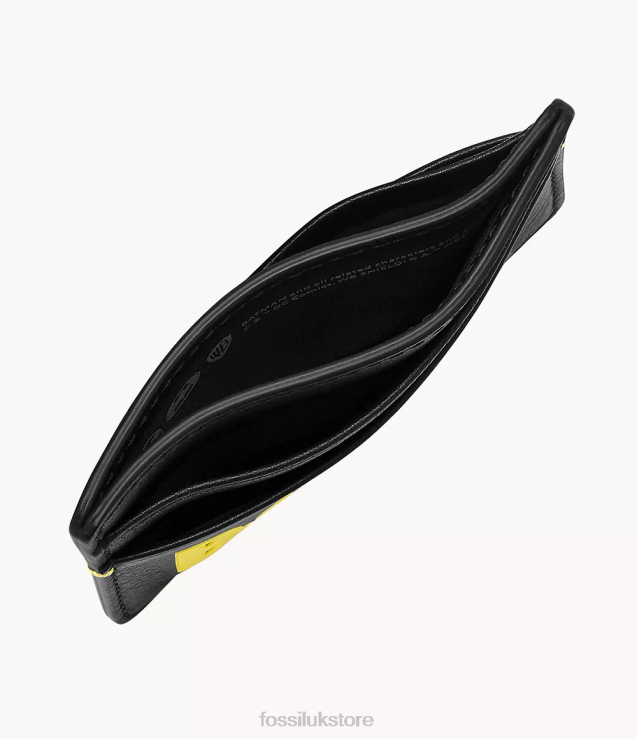 Wallet 2N02H1772 Black Men Fossil Limited Edition Batman Legacy Card Case