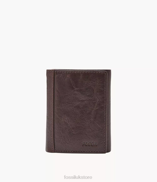 Wallet 2N02H1755 Brown Men Fossil Neel Trifold