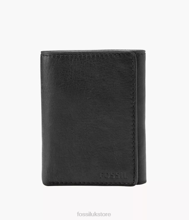 Wallet 2N02H1758 Black Men Fossil Ingram Trifold