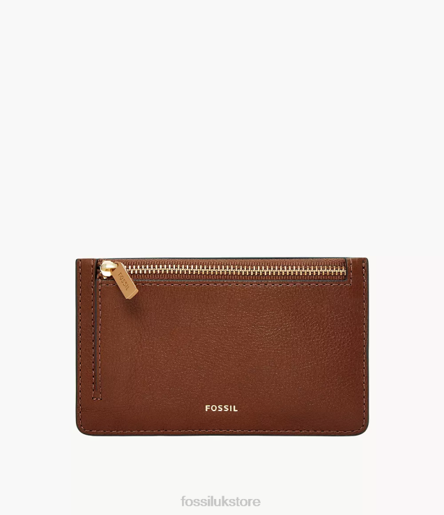 Wallet 2N02H747 Brown Women Fossil Logan Card Case