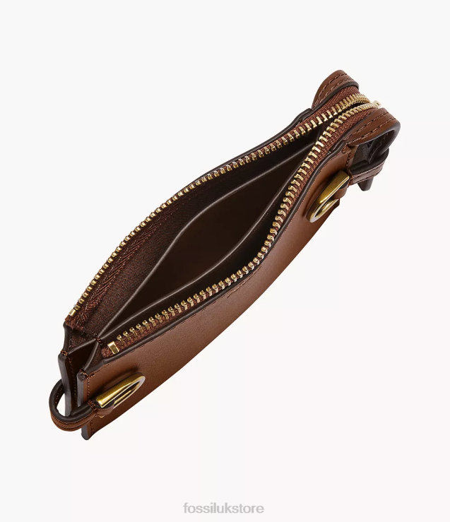 Wallet 2N02H771 Brown Women Fossil Kier Cactus Leather Card Case