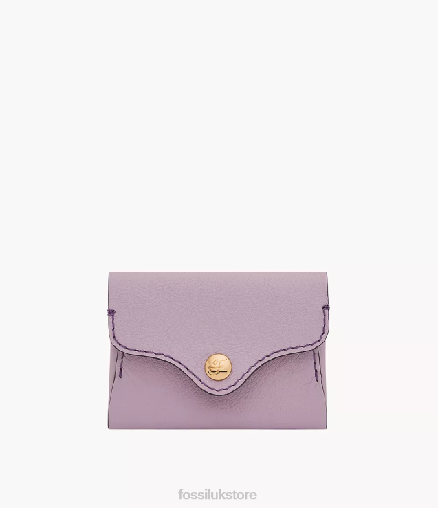 Wallet 2N02H774 Purple Women Fossil Heritage Card Case
