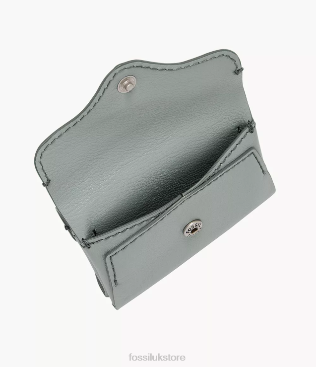Wallet 2N02H870 Blue Women Fossil Heritage Card Case