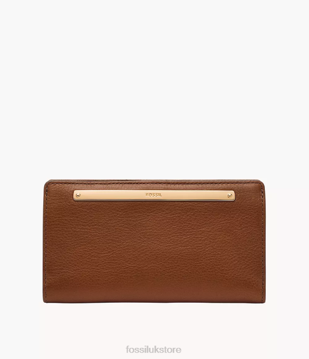 Wallet 2N02H807 Brown Women Fossil Liza Slim Bifold