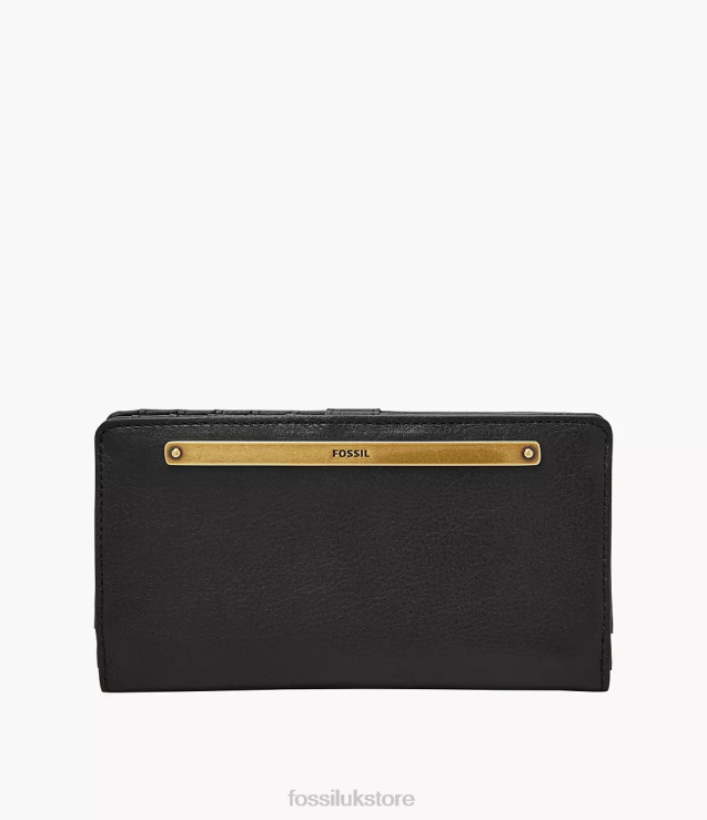 Wallet 2N02H810 Black Women Fossil Liza Slim Bifold