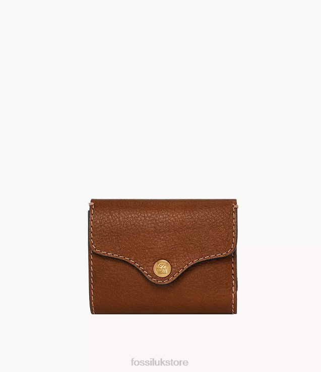 Wallet 2N02H767 Brown Women Fossil Heritage Trifold
