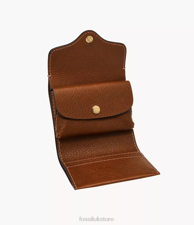 Wallet 2N02H767 Brown Women Fossil Heritage Trifold