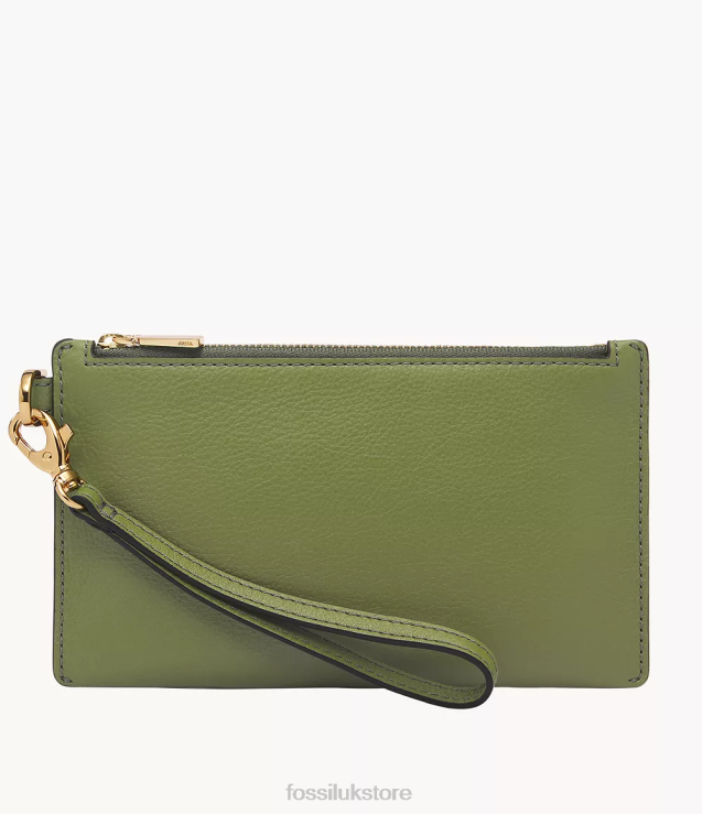 Wallet 2N02H749 Green Women Fossil Small Wristlet