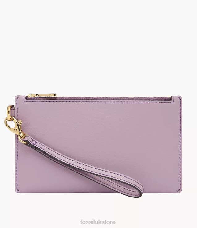 Wallet 2N02H758 Purple Women Fossil Small Wristlet