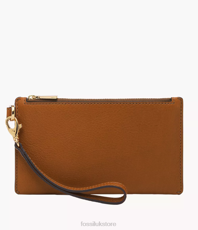 Wallet 2N02H777 Saddle Women Fossil Small Wristlet