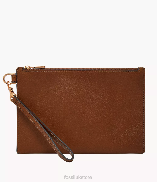 Wallet 2N02H789 Brown Women Fossil Wristlet