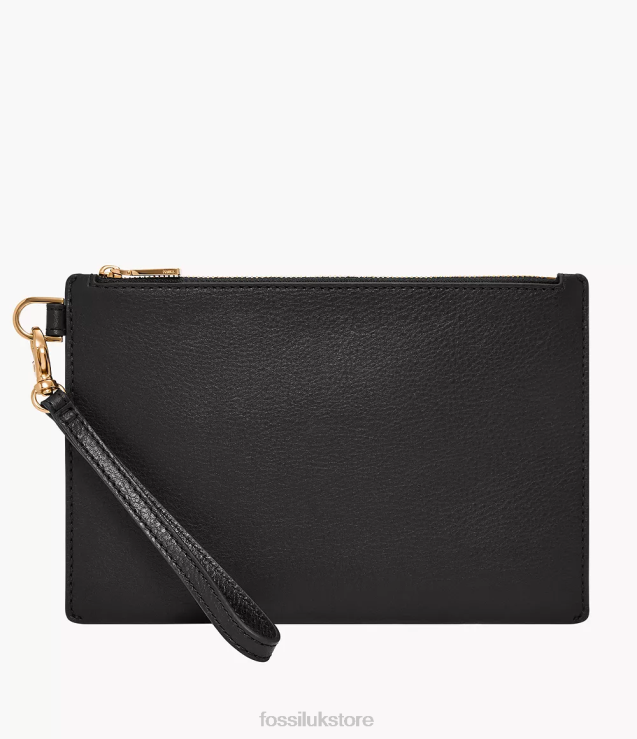 Wallet 2N02H790 Black Women Fossil Wristlet