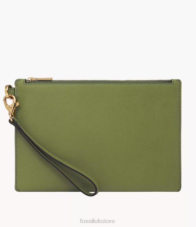 Wallet 2N02H793 Green Women Fossil Gift Wristlet