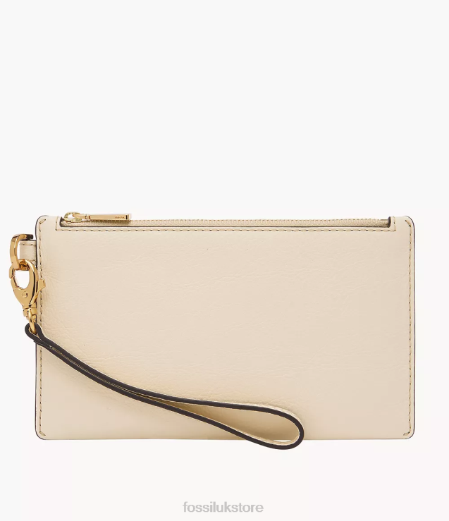 Wallet 2N02H795 White Women Fossil Small Wristlet