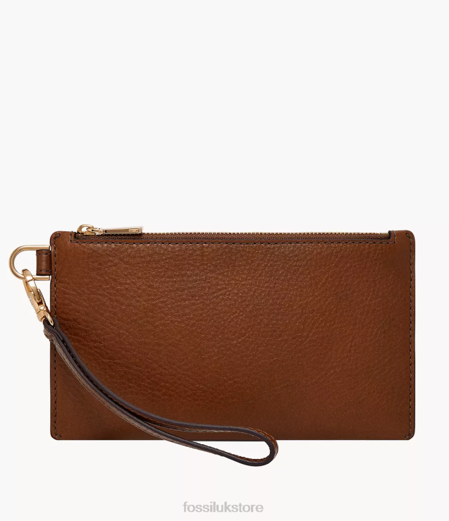 Wallet 2N02H796 Brown Women Fossil Small Wristlet
