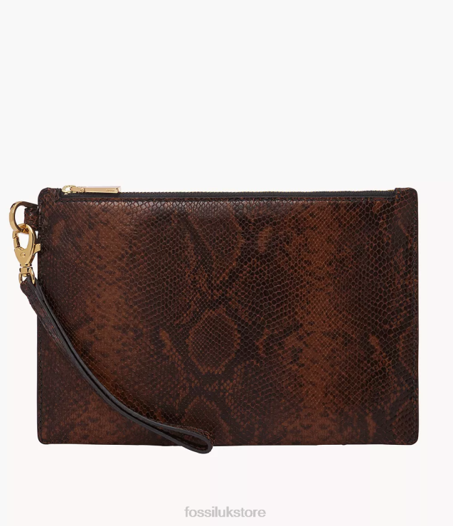Wallet 2N02H799 Snake Print Women Fossil Gift Wristlet