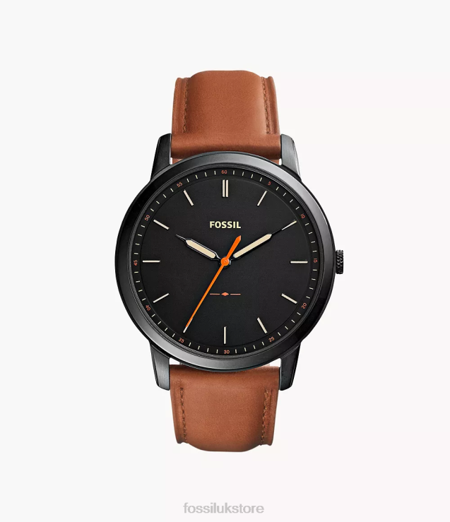 Watch 2N02H1406 Light Brown Men Fossil The Minimalist Slim Three-Hand Leather Watch