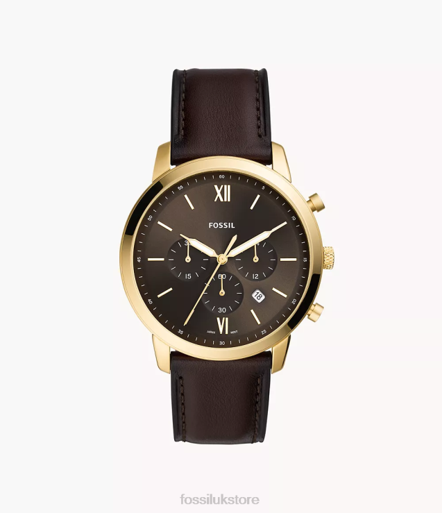 Watch 2N02H1416 Brown Men Fossil Neutra Chronograph Leather Watch