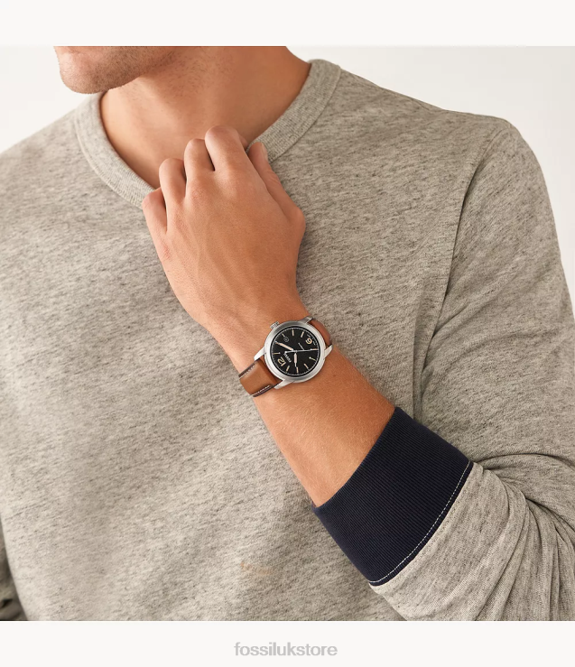 Watch 2N02H1452 Luggage Men Fossil Heritage Automatic Leather Watch