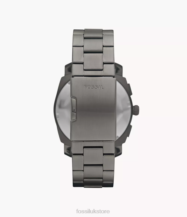 Watch 2N02H1353 Smoke Men Fossil Machine Chronograph Stainless Steel Watch