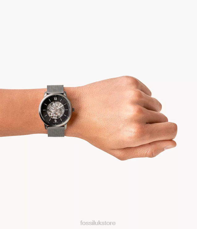 Watch 2N02H1358 Smoke Men Fossil Neutra Automatic Stainless Steel Watch