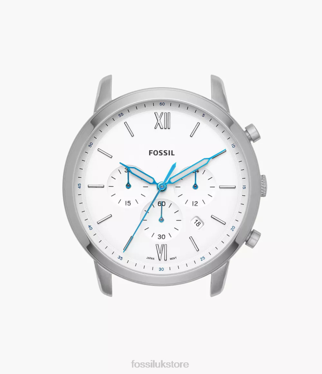 Accessory 2N02H2034 White Men Fossil Neutra Chronograph Stainless Steel Watch Case