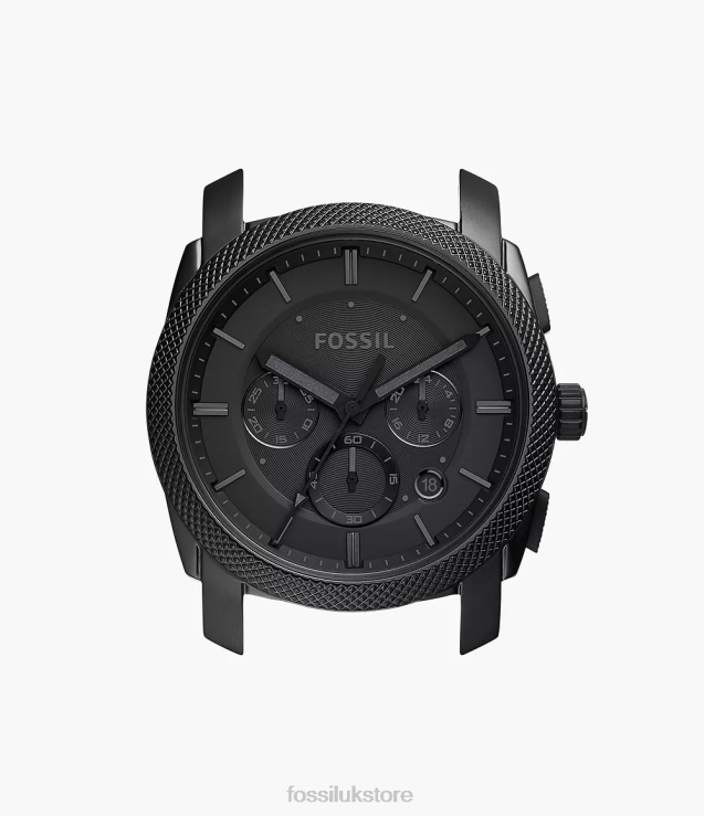 Accessory 2N02H2069 Black Men Fossil Machine Chronograph Stainless Steel Case