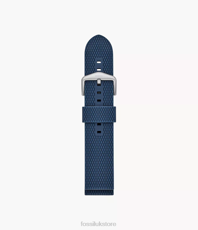 Accessory 2N02H1467 Blue Men Fossil 22mm Silicone Watch Strap