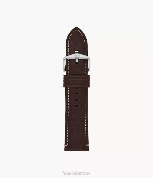 Accessory 2N02H1489 Dark Brown Men Fossil 24mm LiteHide Leather Strap