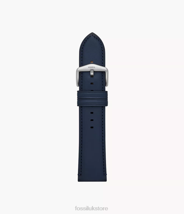 Accessory 2N02H1490 Navy Men Fossil 24mm LiteHide Leather Strap