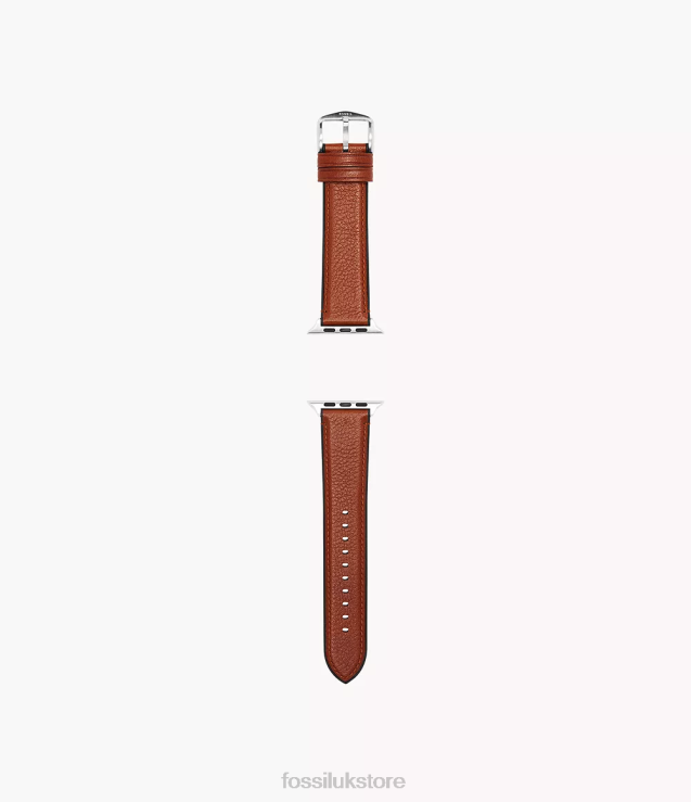 Accessory 2N02H1495 Brown Men Fossil 42mm/44mm/45mm Leather Band for Apple Watch